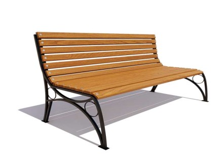 Скамейка «Тверь» без подлокотников