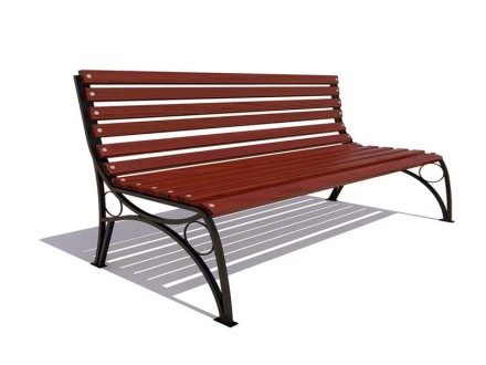 Скамейка «Тверь» без подлокотников