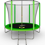 Батут ARLAND 8FT с внутренней страховочной сеткой и лестницей