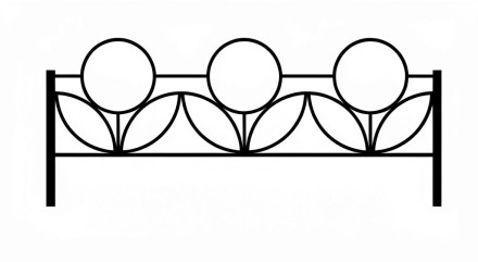 Ограждение "Цветы"