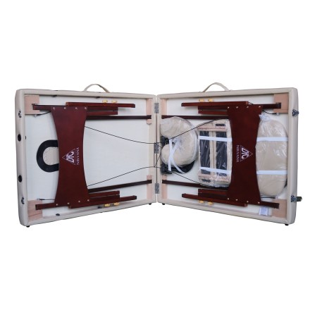 Массажный стол DFC NIRVANA, Relax, дерев. коричн.ножки, цвет бежевый (Beige)