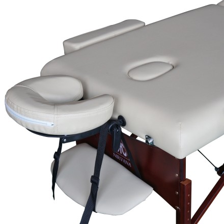 Массажный стол DFC NIRVANA, Relax, дерев. коричн.ножки, цвет бежевый (Beige)