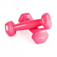 Гантель неразборная 0,5 кг. винил (2 штуки) VictoryFit VF-DV005-2 Гантель неразборная 0,5 кг. винил (2 штуки) VictoryFit VF-DV005-2