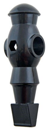 Футболист для настольного футбола на штангу диаметром 15,8 мм (черный)