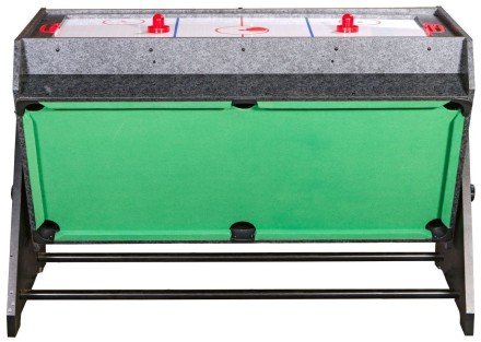 Стол-трансформер "Vortex 3-in-1" (3 игры: аэрохоккей, футбол, бильярд, 127 х 78.7 х 86.4 см, серый)