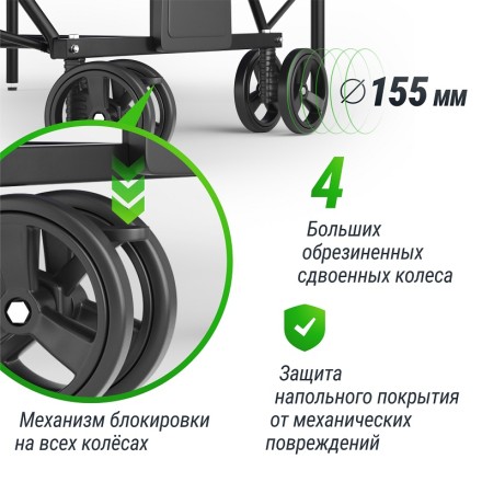 Теннисный стол UNIX Line Compact Outdoor 6mm ACP (Blue)