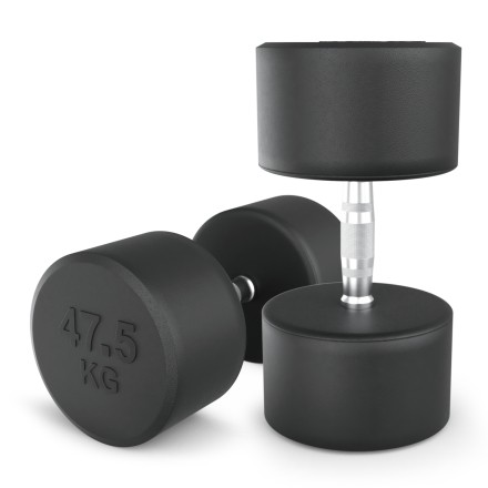 Гантель UNIX Fit PRO круглая обрезиненная 50 кг, 2 шт.