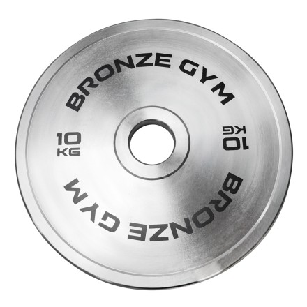 Диск олимпийский BRONZE GYM стальной 10 кг