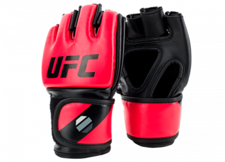 UFC Перчатки MMA для грэпплинга 5 унций красные S/M