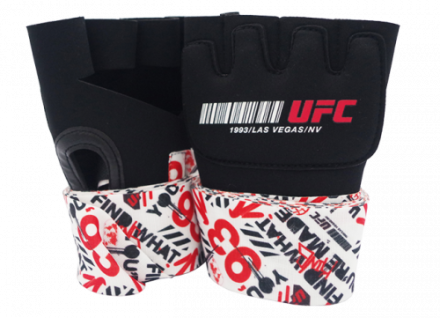 Гелевые бинты UFC Gel Glove Wraps RD/WH, L/XL