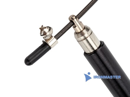 Скакалка скоростная с алюминиевыми рукоятками