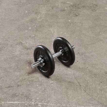 Гриф гантельный (хромированный) 350 мм / диаметр 30 мм