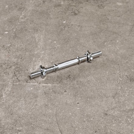 Гриф гантельный (хромированный) 350 мм / диаметр 30 мм