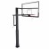 Усиленная баскетбольная стационарная стойка DFC ING 72" / закаленное стекло