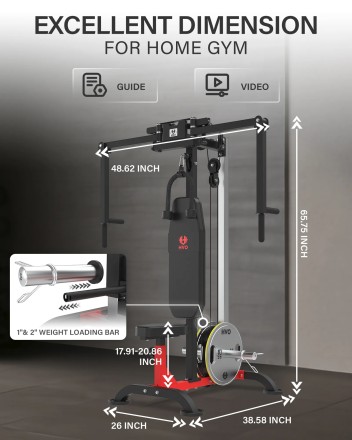 Тренажер сведение/разведение рук, верхняя тяга DFC D2042A Тренажер сведение/разведение рук, верхняя тяга DFC D2042A