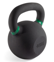 Гиря чугунная с цветным кольцом 40 кг (модель: К-3) VictoryFit VF-KCR400