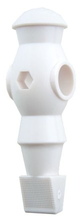 Футболист для настольного футбола на штангу диаметром 15,8 мм (белый)