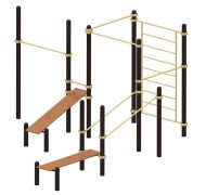 Спортивный комплекс, адаптированный для инвалидов-колясочников, СВС-130-М (YSKi.003)