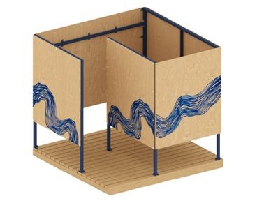 Пляжная кабина "Стандарт"