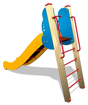 Детская горка «Волна H=1250»     