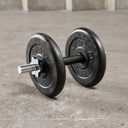 Гриф гантельный с обрезиненной ручкой 350 мм / диаметр 26 мм