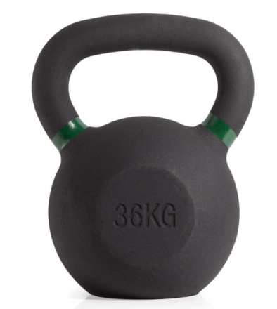 Гиря чугунная с цветным кольцом 36 кг (модель: К-3) VictoryFit VF-KCR360