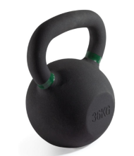 Гиря чугунная с цветным кольцом 36 кг (модель: К-3) VictoryFit VF-KCR360