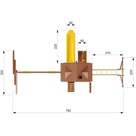 Детский игровой комплекс SunriseFort-2