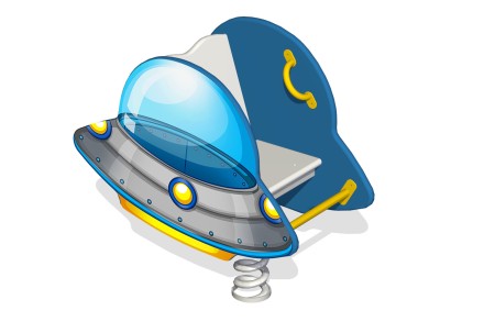 Качалка на одинарной пружине 'НЛО' КБ-20Х