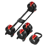 Набор регулируемый штанга+гантель+гиря HYFIT 24 кг Набор регулируемый штанга+гантель+гиря HYFIT 24 кг