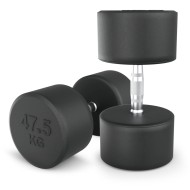 Гантель UNIX Fit PRO круглая обрезиненная 47,5 кг, 2 шт.