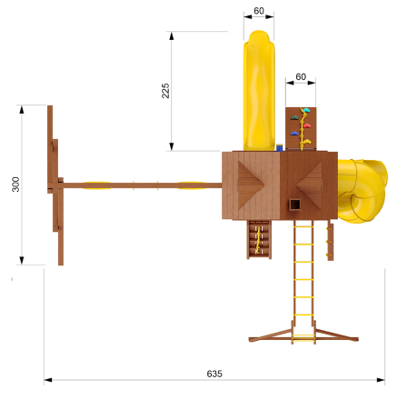Детский игровой комплекс Fort-4