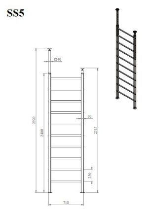Шведская стенка RS-1TR