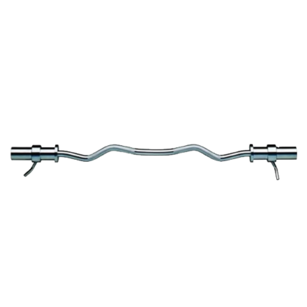 Гриф олимпийский Smith BC111 50 мм, химтравленый слабоизогнутый, 120 см,с упорным подшипником, резиновыми стопорами и пружинными замками