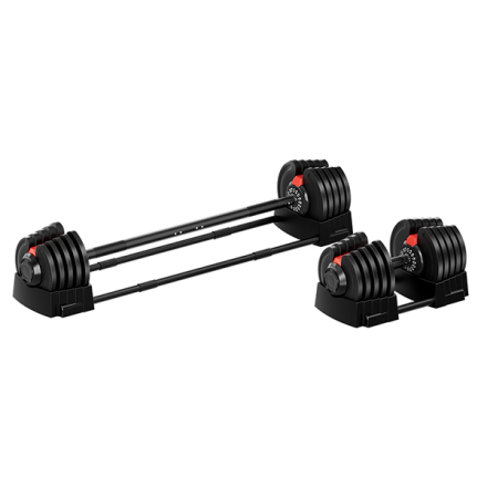 Набор регулируемый штанга+гантель HYFIT 40 кг