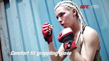 UFC Перчатки MMA для грэпплинга 5 унций чёрные L/XL UFC Перчатки MMA для грэпплинга 5 унций чёрные L/XL