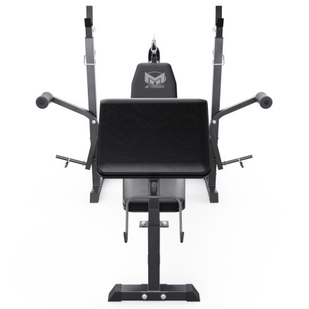Скамья со стойками под штангу DFC GYRONETICS GN008 с партой для бицепса