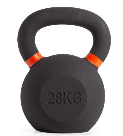 Гиря чугунная с цветным кольцом 28 кг (модель: К-3) VictoryFit VF-KCR280