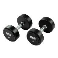 BRONZE GYM BG-PA-DB-R100 Гантель обрезиненная 10 кг BRONZE GYM BG-PA-DB-R100 Гантель обрезиненная 10 кг
