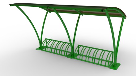 Велопарковка с навесом "Мегаполис"