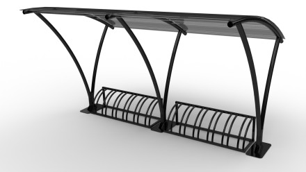 Велопарковка с навесом "Мегаполис"