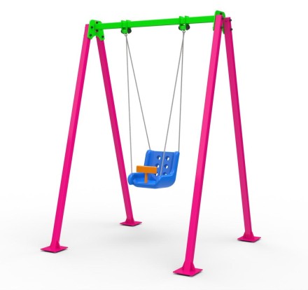 Качели АК с сидушкой со спинкой