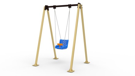 Качели АК с сидушкой со спинкой