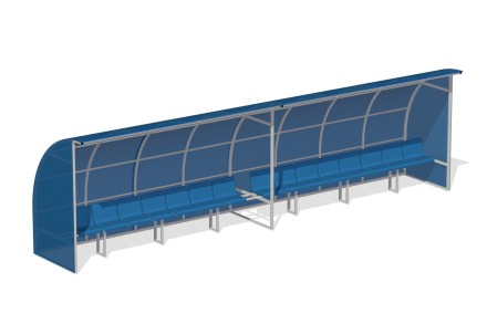 Скамья для запасных (вместимость 15 чел) ТН-06