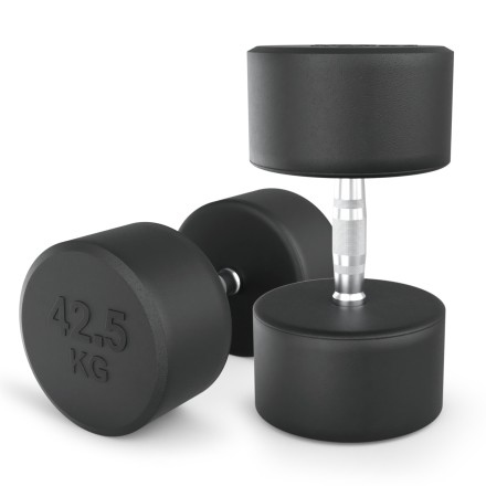 Гантель UNIX Fit PRO круглая обрезиненная 42,5 кг, 2 шт.