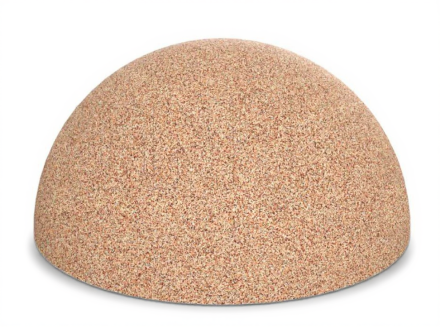 Уличная объемная фигура из резиновой крошки "Полусфера" 