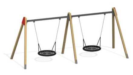 Качели "Гнездо- двойные"