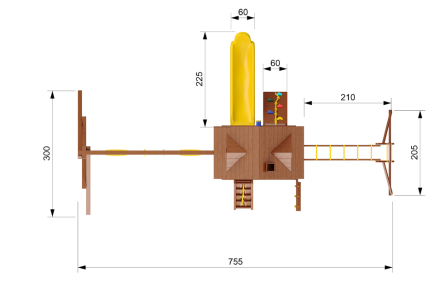 Детский игровой комплекс Fort-2 