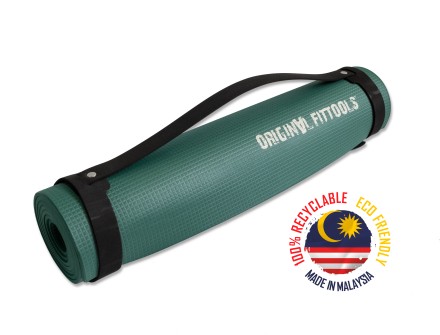 Мат для аэробики 6 мм зеленый