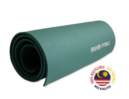 Мат для аэробики 6 мм зеленый